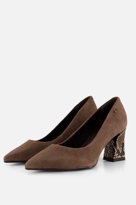 Tamaris Pumps taupe Suède - Maat 39