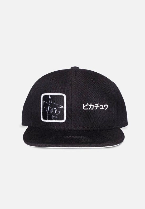 Pokémon Pikachu Snapback Pet - Zwart - One Size - Unisex