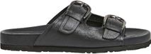 Pepe Jeans Dames Sandalen Leer Zwart Platte sandalen
