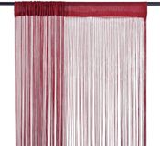 vidaXL Dradengordijnen 100x250 cm wijnrood 2 st