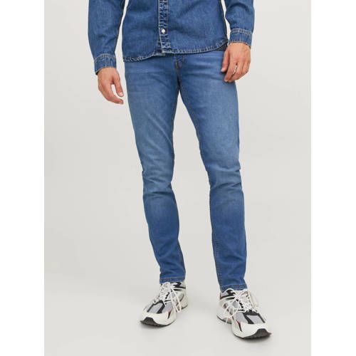JACK & JONES JEANS INTELLIGENCE slim fit jeans JJIGLENN JJORIGINAL SQ 223 blue denim