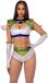 Leg Avenue Intergalactic Ranger Kostuum Dames M Wit/Groen