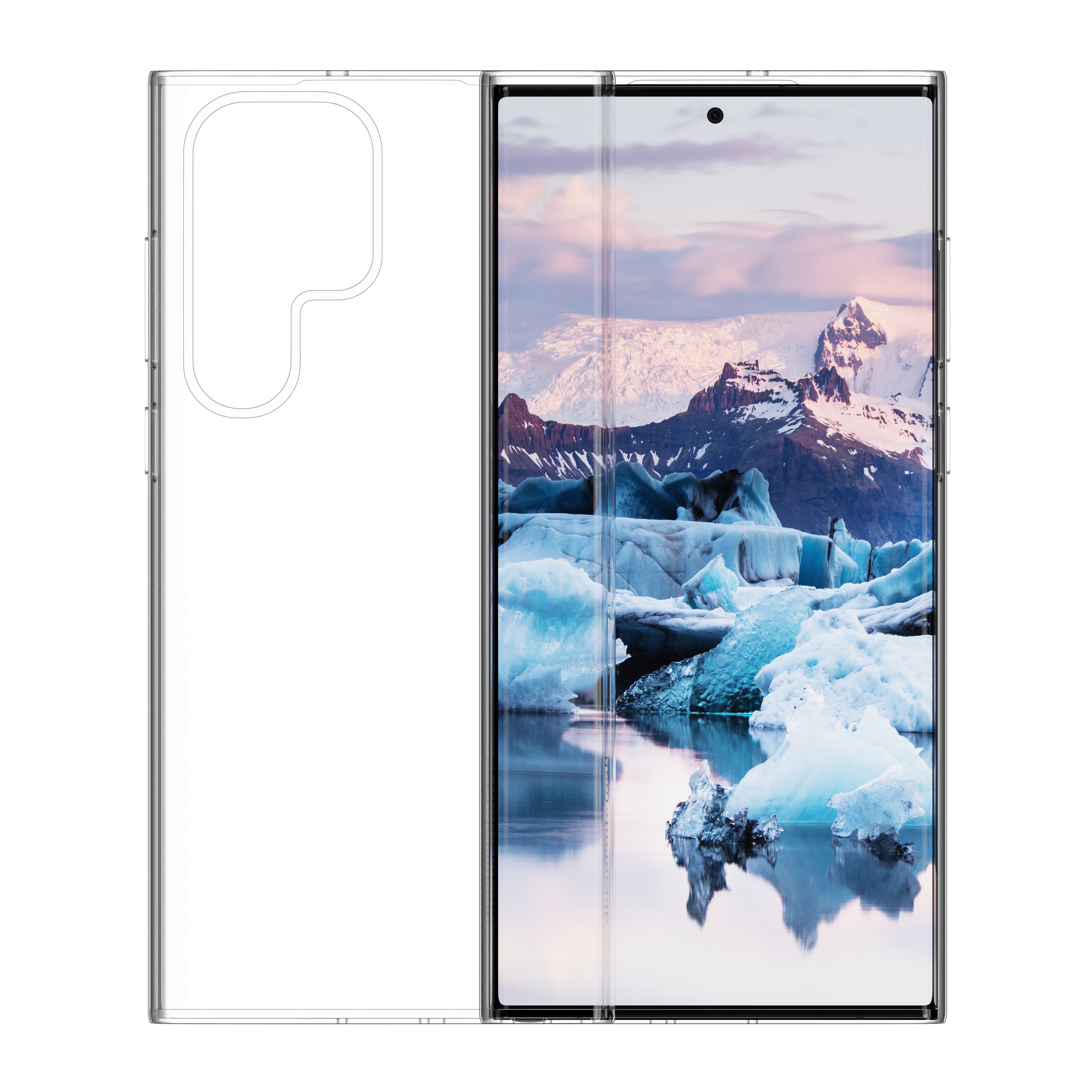dbramante1928 Greenland Cover Case voor Samsung Galaxy S23 Ultra - Transparant