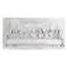 Design Toscano Het Laatste Avondmaal Religieuze Muur Fries Sculptuur, 58 cm, Polyresin, Antieke Steen