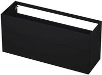 INK - Onderkast 2 Laden Push To Open 65cm Gelakt - 1400x450x650 Mm - Mat Zwart