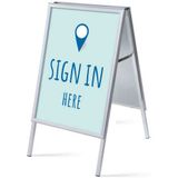 SIGN IN HERE Stoepbord A1 complet