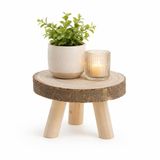CEPEWA Plantverhogers Woodland - 16 x 10 cm - Paulownia hout - naturel