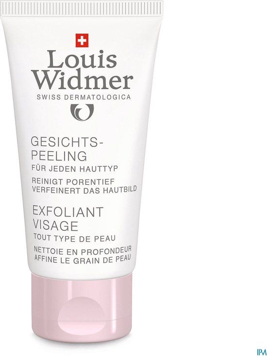 Louis Widmer Dermocosmetica Gezichtspeeling 50ml - Zonder Parfum