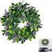 Ibenzoa® Couronne décorative en eucalyptus pour décoration intérieure et extérieure polyvalente, 30 cm