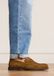Manfield - Homme - Mocassins en daim cognac - Taille 45