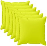 vidaXL Kussensloop 6 stuks Heldergroen 50 x 50 cm Polyester