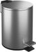 Relaxdays Badkamer prullenbak - 3 l - RVS - Softclose - Binnenemmer - Toilet