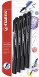 STABILO - pointMax - Hardtip Fineliner - 4 Stuks - Zwart - Blister