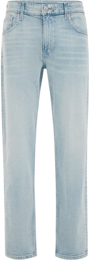 WE Fashion Heren slim fit jeans met medium stretch