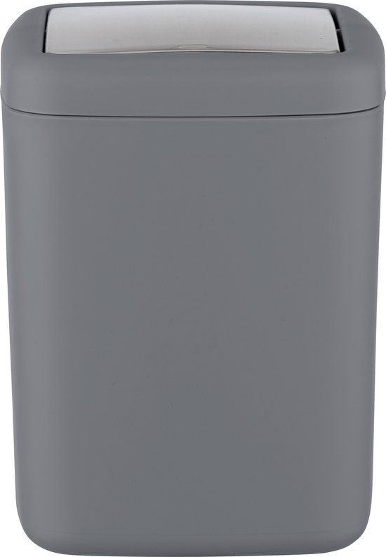 WENKO Barcelona - Afvalemmer - 3 liter - Grijs