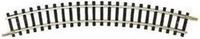 Fleischmann N Fleischmann rails (zonder ballastbed) 22222 Gebogen rails 30 ° 228.2 mm 12 stuk(s)
