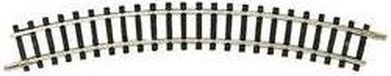 Fleischmann N Fleischmann rails (zonder ballastbed) 22222 Gebogen rails 30 ° 228.2 mm 12 stuk(s)