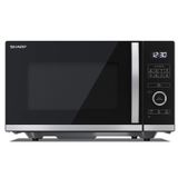 Sharp YC-QS254AE-B Solo magnetron Zwart, Roestvrijstaal 25 l 900 W