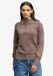 Superdry - Washed Classic Half Zip Trui Relaxed Pasvorm Dames Katoen Dark Brown Maat 6