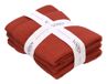 VOSSEN Detox Time handdoek Rood 30 x 30 cm (3 stuks)