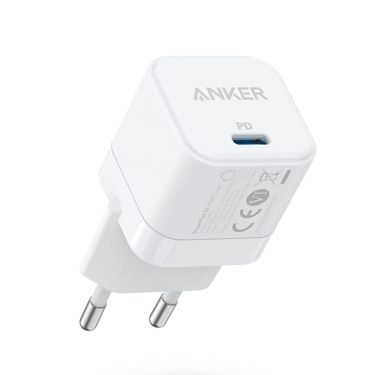 Anker PowerPort III 20W USB-C Charger - White