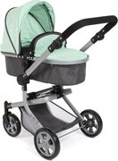 BAYER CHIC BAYER CHIC 2000 MIKA gemêleerde poppenwagen antraciet-mint