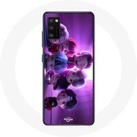 Maniacase Hoesje voor Samsung Galaxy S20 BTS TinyTAN Animatie Poster RM Jin Suga J-Hope Jimin V Et Jungkook Mic Drop