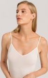 Hanro Woolen Silk Spaghetti Top cygne - maat XS