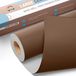 Kit de réparation pour cuir, 40x160 cm, auto-adhésif, brun caramel