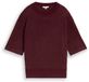 Tom Tailor - Pull en maille douillet avec une teneur en alpaga - Taille XXL - Prune préppy chiné