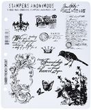 Tim Holtz Shabby French stempelset, rubber, 17,8 x 21,6 cm