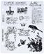 Tim Holtz Shabby French stempelset, rubber, 17,8 x 21,6 cm