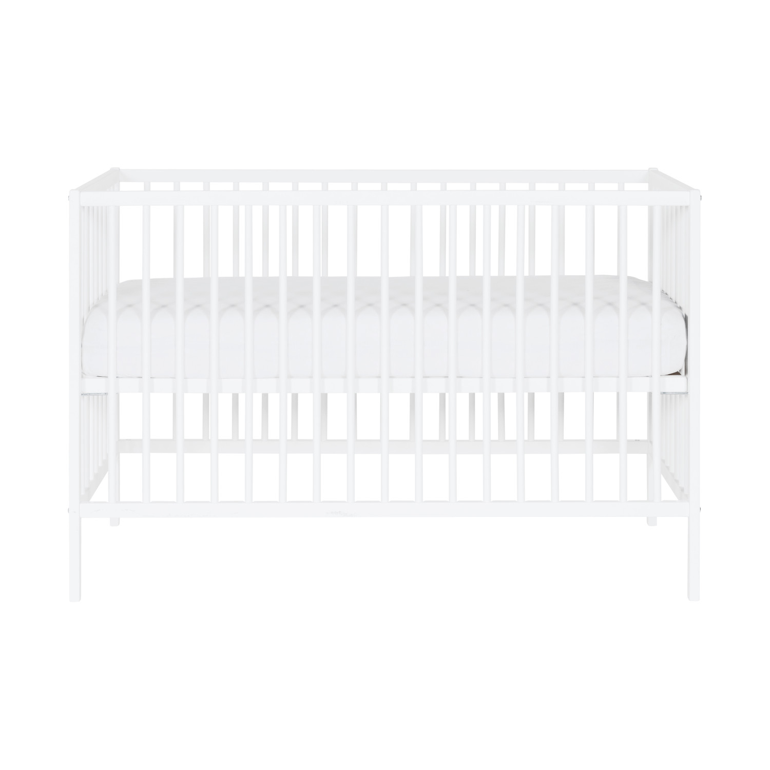 Puck Raw Babybed Beuken Wit 60 x 120 cm