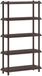 vidaXL - Plankenunit - 5-laags - 100 x 40 x 177 cm - PP - Bruin