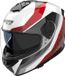 Nolan N80-8 Torpedo 361, casque intégral, Blanc/Noir/Gris/Rouge, XXL