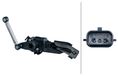 HELLA Capteur de réglage automatique de la portée des phares, essieu arrière, 3 broches, convient entre autres pour RENAULT MEGANE