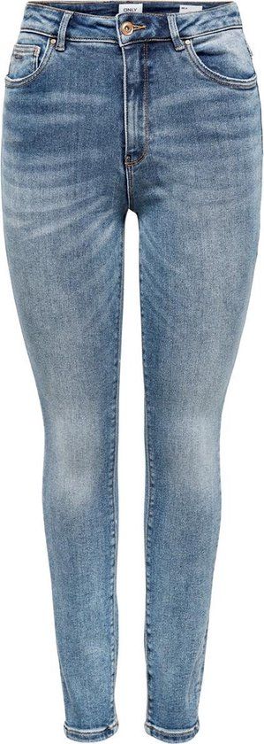 ONLY ONLMILA High Waist Skinny Jeans - Medium Blue Denim - Women's W27/L34