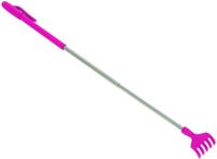 Gerimport Gerim Ruggenkrabber - Stevige hark - Uitschuifbaar tot 40 cm - Roze