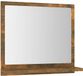 vidaXL Badkamerspiegel 40x10,5x37 cm bewerkt hout gerookt eikenkleurig