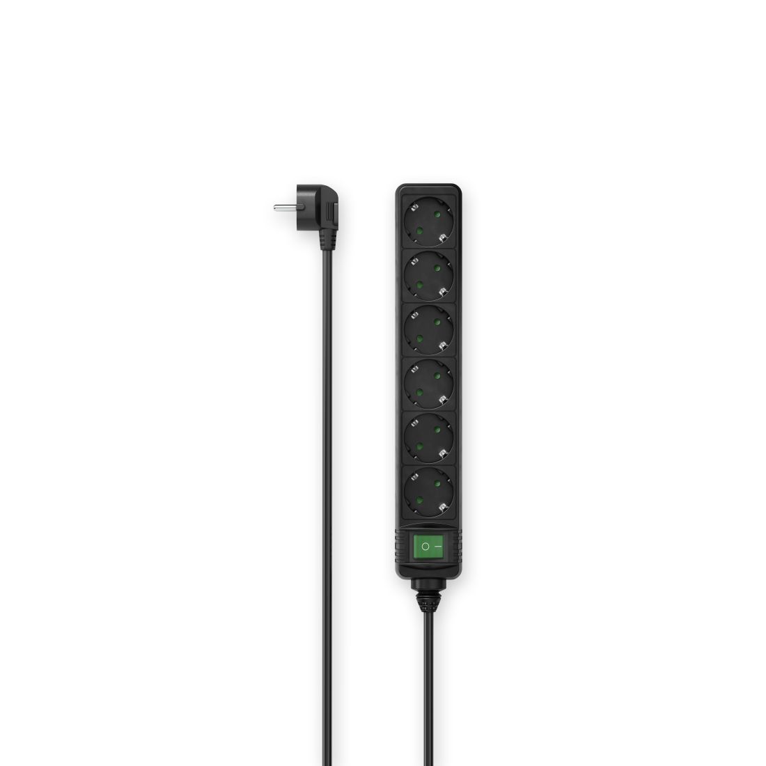 Hama 00223010 - Smart Power Strip - 6 Outlets - 1.4m Cable - Black
