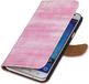Best Cases Samsung Galaxy J5 Bookstyle Wallet Hoesje Mini Slang Roze - Cover Case Hoes