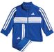 Adidas Essentials Tiberio Trainingspak Junior Blauw - Lichtblauw - Wit Polyester Kinderen 104