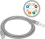 ALANTEC Câble patch, U/UTP, Cat.6A, LSOH, 0,5 mètre, gris