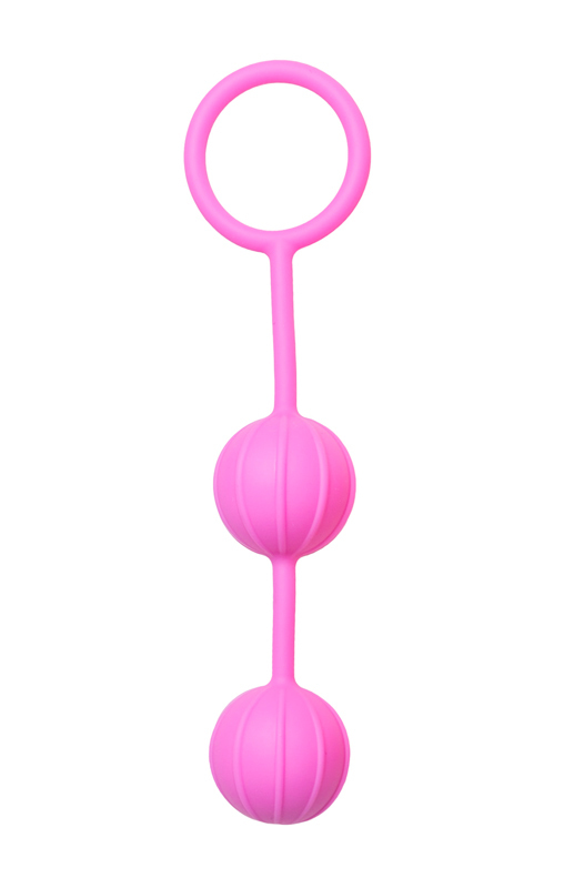 Easytoys Geisha Collection Vaginale Balletjes Verticale Ribbels Roze