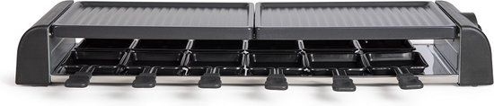 Livoo DOC185 Raclette Grill - 12 Personen - 1800W - Zwart