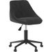 Maison Exclusive Chaise pivotante de bureau noir velours
