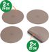 Cook and Pan Cook & Pan 4x Inductie Beschermer Rond Taupe