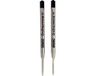 Herlitz Balpenvullingen Zwart Medium 2 stuks