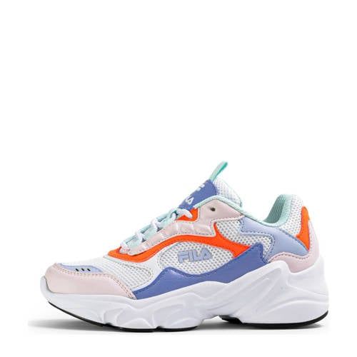 Fila Collene CB sneakers koraalrood/lichtblauw