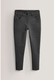 Next - Meisjes - Skinny schoolbroek met jersey stretch - Grijs